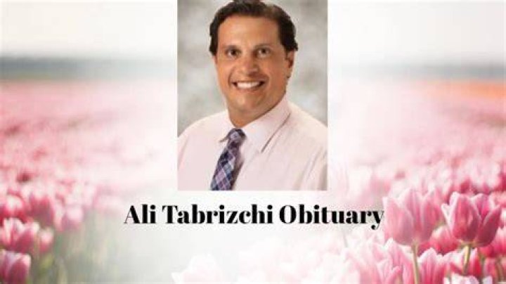 Dr Ali Tabrizchi Obituary And Death Cause Bel Air MD Family Mourns The