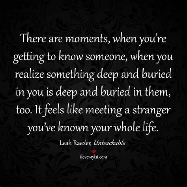 Meeting a stranger you've known your whole life (With images) Someone